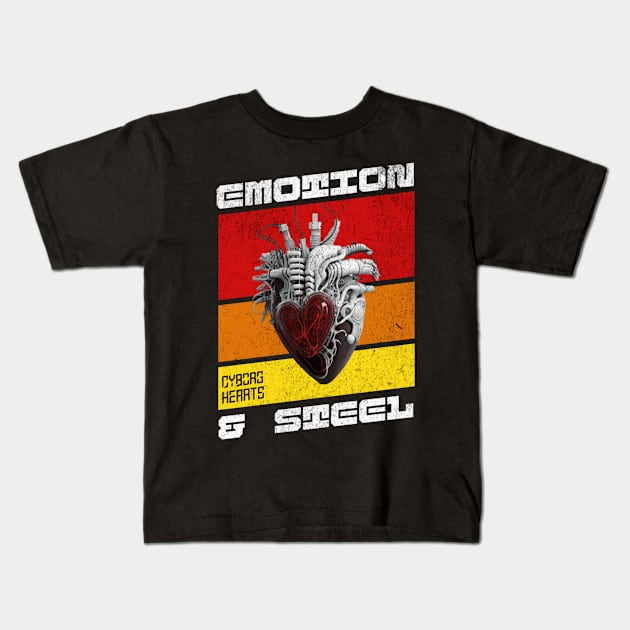 Emotion & Steel Kids T-Shirt by apsi